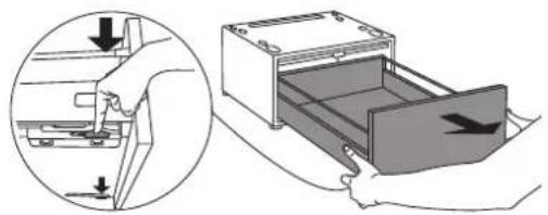 ASKO HPS5323S - INSTALLATION AND USE OF A PEDESTAL DRAWER - 104
