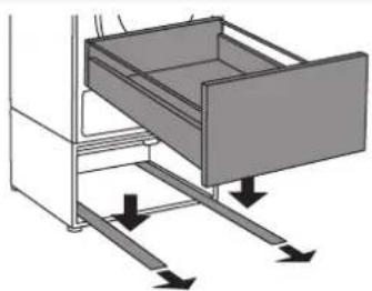 ASKO HPS5323S - INSTALLATION AND USE OF A PEDESTAL DRAWER - 120