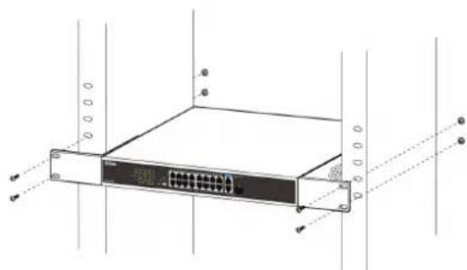 D-LINK DSS100E - Montaggio dello switch in un rack - 2