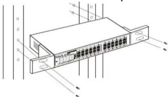 D-LINK DES1024D - Installation dans un bâti - 2