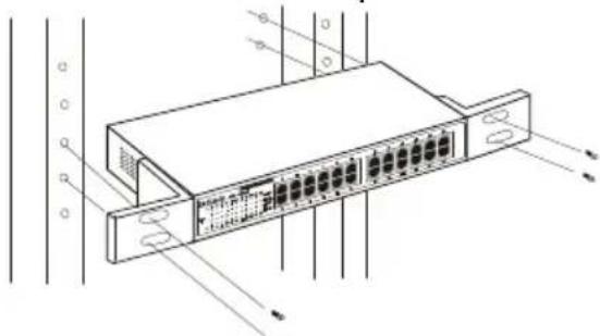 D-LINK DES1024D - Instalacion sobre unsoporte - 2