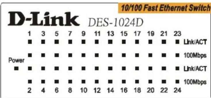 D-LINK DES1024D - Indicadores LED - 1