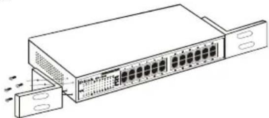 D-LINK DES1024D - Rack Installation - 1