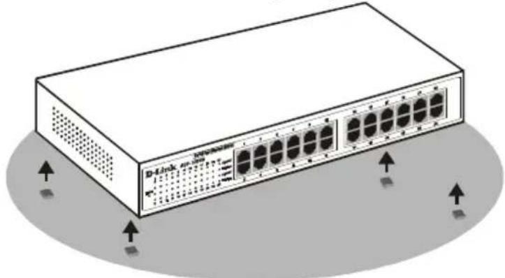 D-LINK DES1024D - Tisch-/Regalinstallation - 1
