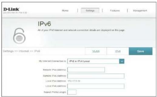 D-LINK DIR878 - Paramètres DNS IPV6 - 1