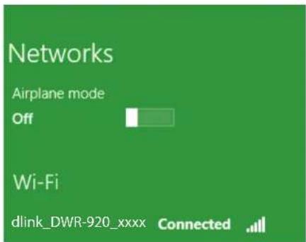 D-LINK DWR920 - Sous Windows 8 - 3