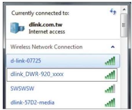 D-LINK DWR920 - Connexion en Wi-Fi - 1