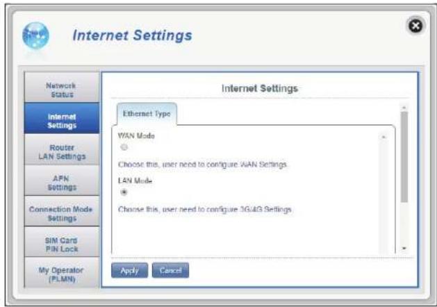 D-LINK DWR920 - Paramètres Internet - 1