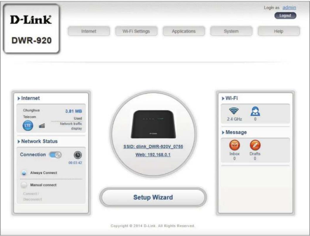 D-LINK DWR920 - Assistant de configuration - 1
