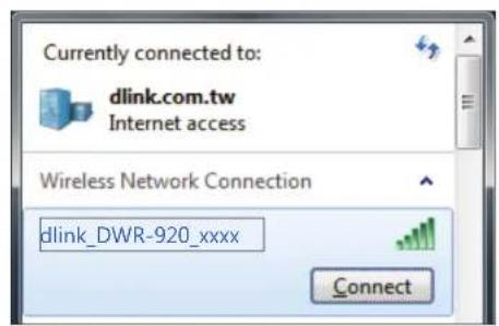 D-LINK DWR920 - Connexion en Wi-Fi - 2