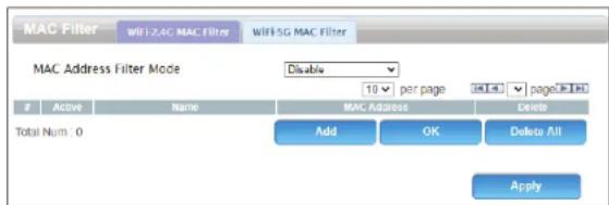 D-LINK DWR953V2 - Filtre MAC - 1