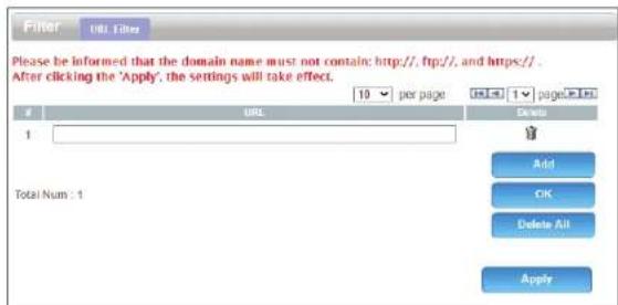 D-LINK DWR953V2 - Filtre URL - 1