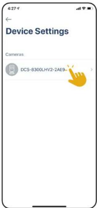 D-LINK DCS8300LHV2 - Paramètres du périphérique - 2