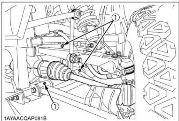 KUBOTA RTVX1120D - ■ Vérification de l'alarme de recul [si équipé] - 10