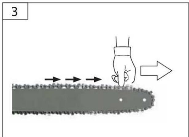 Güde GME 36 ASL - D Einbau Kettenschwert und Kette - 25