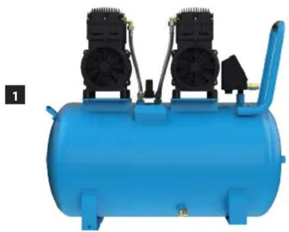 Güde Kompressor Airpower 3758100 EDSILENT - Espanol - 1