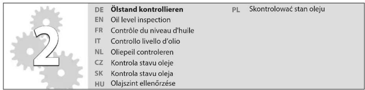 Güde GRP 90 - DE Vor Erstinbetriebnahme muss der Motor unbedingt mit Motorenöl befüllt werden. Überprüfen Sie vor jeder Inbetriebnahme den Ölstand. - 4