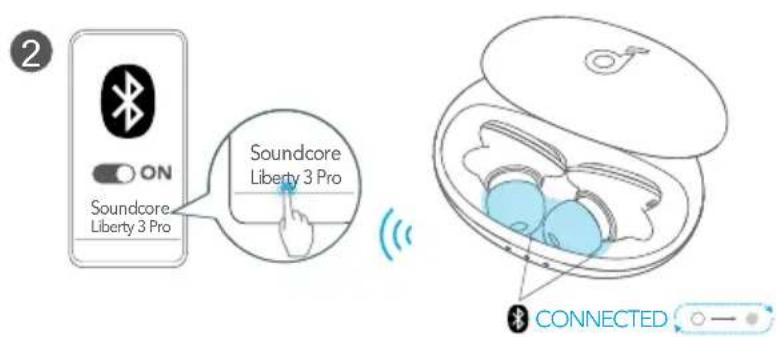 soundcore Liberty 3 Pro - Automatisch parkoppling* - 2