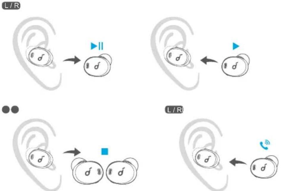 soundcore Liberty 3 Pro - Detekce nošeni - 1
