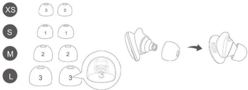 soundcore Liberty 3 Pro - Trocar as borrachas - 1