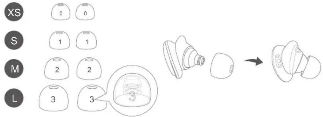 soundcore Liberty 3 Pro - Changement des embouts auriculaires - 1