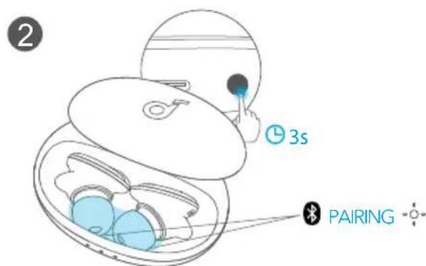 soundcore Liberty 3 Pro - Emparejamento manual - 2