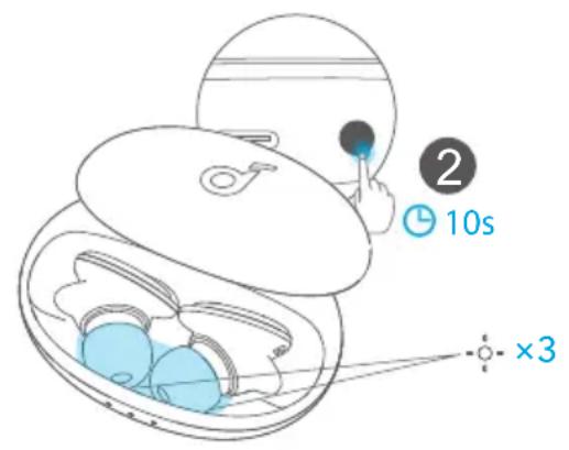 soundcore Liberty 3 Pro - Réinitialisation - 2
