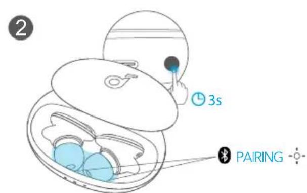 soundcore Liberty 3 Pro - Ruční párováni - 2
