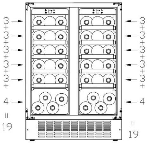 ROSIERES RWCB 60DFN - Storage diagram - 1