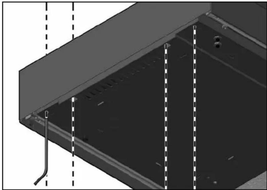 ROSIERES RVSD14 SV - Front panel adjustment - 1