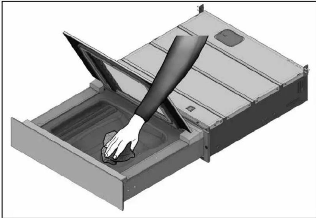 ROSIERES RVSD14 SV - Nettoyage préalable du compartment sous vide et du couvercle - 1