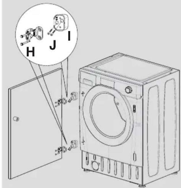 ROSIERES OBDS495TWMCE47 - Instructions de montage de la porte du meuble - 2