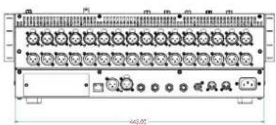 SOUNDCRAFT Si Compact 24 - POIDS ET DIMENSIONS - 1