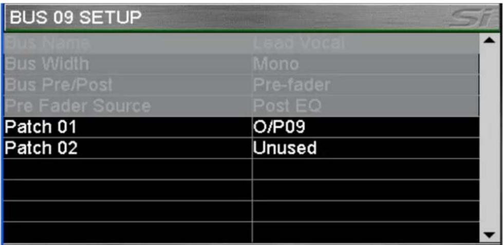 SOUNDCRAFT Si Compact 24 - Configuration ou modification du Patch de sortie de bus ou de master - 4