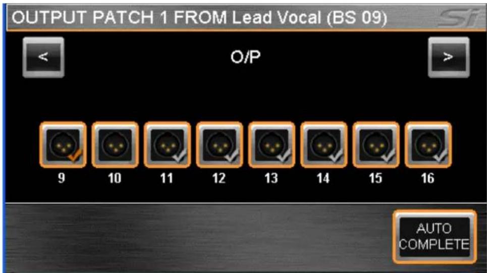 SOUNDCRAFT Si Compact 24 - Configuration ou modification du Patch de sortie de bus ou de master - 1