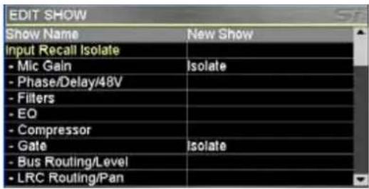 SOUNDCRAFT Si Compact 32 - MENU SHOW - 7