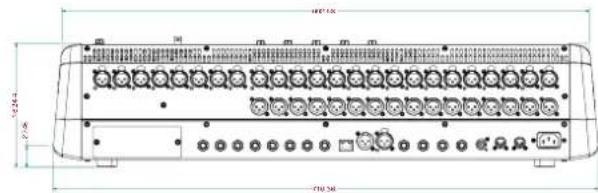 SOUNDCRAFT Si Compact 16 - POIDS ET DIMENSIONS - 4