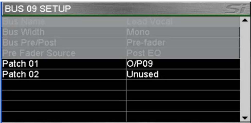 SOUNDCRAFT Si Compact 16 - Configuration ou modification du Patch de sortie de bus ou de master - 4