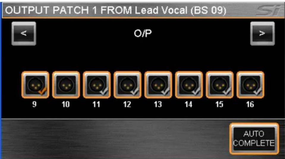 SOUNDCRAFT Si Compact 16 - Configuration ou modification du Patch de sortie de bus ou de master - 1
