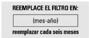 HOTPOINT CSX22GRBAA - El cartucho del filtró de agua. - 2