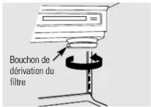 HOTPOINT CSX22GRBAA - La cartouche du filtré à eau. - 4