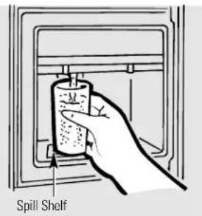 HOTPOINT CSX22GRBAA - About the ice and water dispenser. - 1