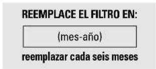 HOTPOINT CSX22BCBWH - El cartucho del filtro de agua. - 2