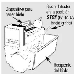 HOTPOINT CSX22BCBWH - El dispositivo automático para hacer hielo. - 1