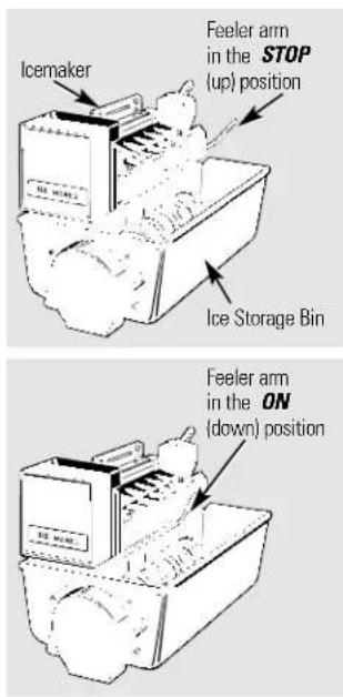 HOTPOINT CSX22BCBWH - About the automatic icemaker. - 1