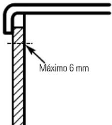 GE GSS25VGMCC - Painéis com menos de 6 mm de espessura - 1