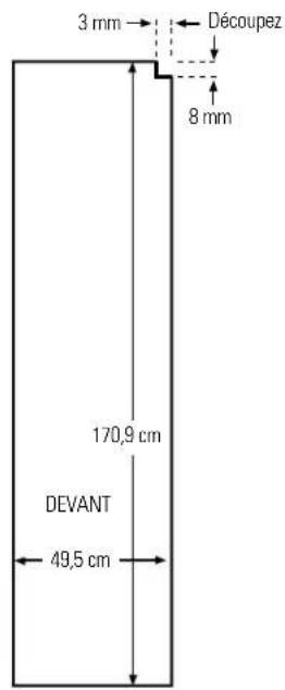 GE GSS25QFMBB - Dimensions pour les panneaux de bois sur mesure - 3