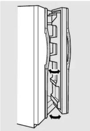 GE GSS25QFMBB - About the refrigerator doors. - 1