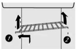 GE GSS25TGMCC - Per rimuovere quello tipo di ripiano: - 1