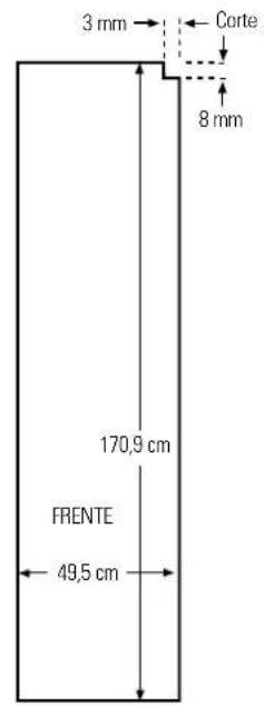 GE GSS25TGMCC - Dimensiones de los paneles de madera hechos a medida - 3